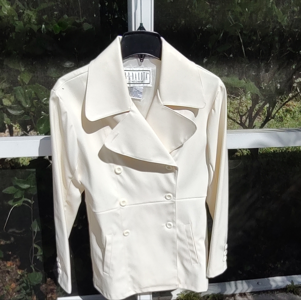 BbDakota Pret A porter Faux Leather White/Off White Trench Coat